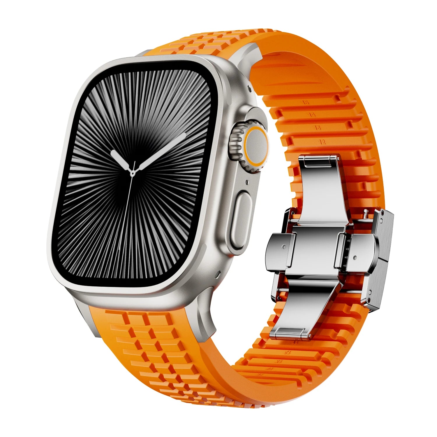 Silicone Sports Strap for Apple Watch Ultra 2/1 49mm Series 10 9 8 7 46mm 45mm 44mm Rubber Band for IWatch 6 5 4 3 42mm Bracelet